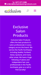 Mobile Screenshot of exclusivesalonproducts.com